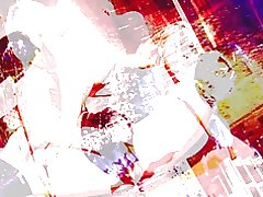 Rökning heta lesbiska i läder finger knulla varandra i en dungeon